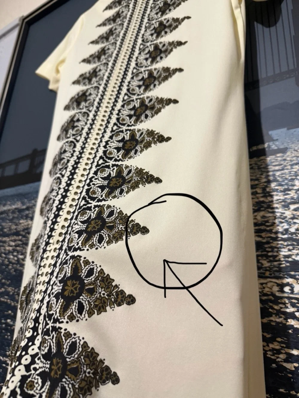 RARE 1970s Alfred Shaheen Signed Cheongsam Maxi Dress - Picture 11 of 14